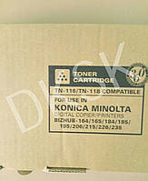 Тонер Konica Minolta Katun TN-116/TN-118 Bizhub 164/165/184/185/195/206/215/226/235