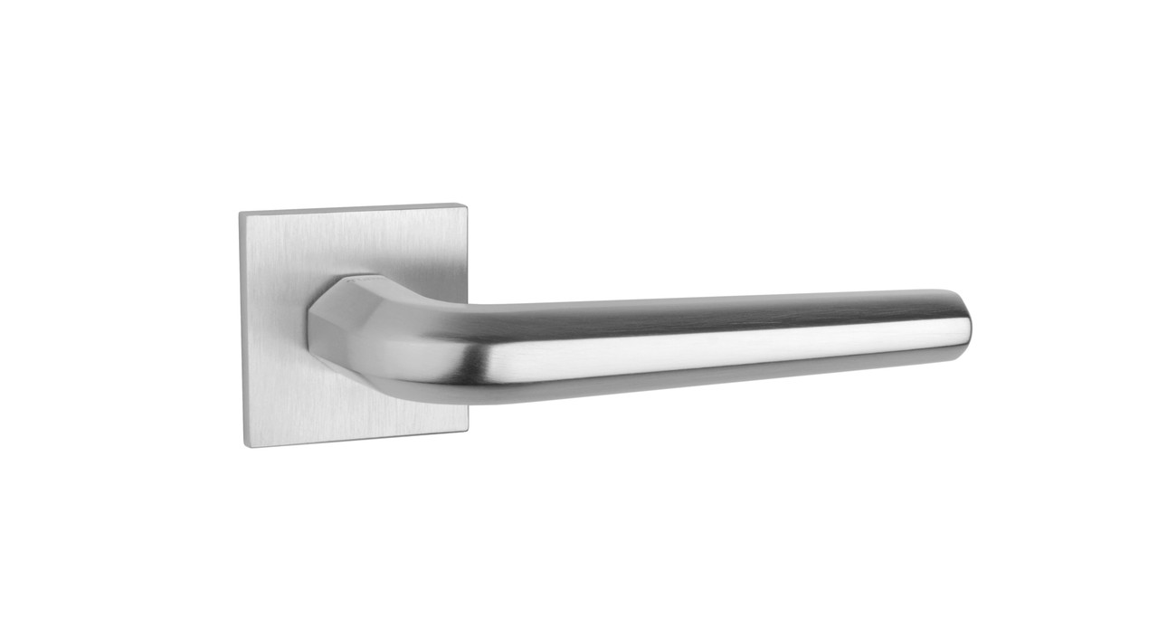 Дверна ручка на розетці TUPAI 4160 Q 5S 96 Хром матовий, фото 1