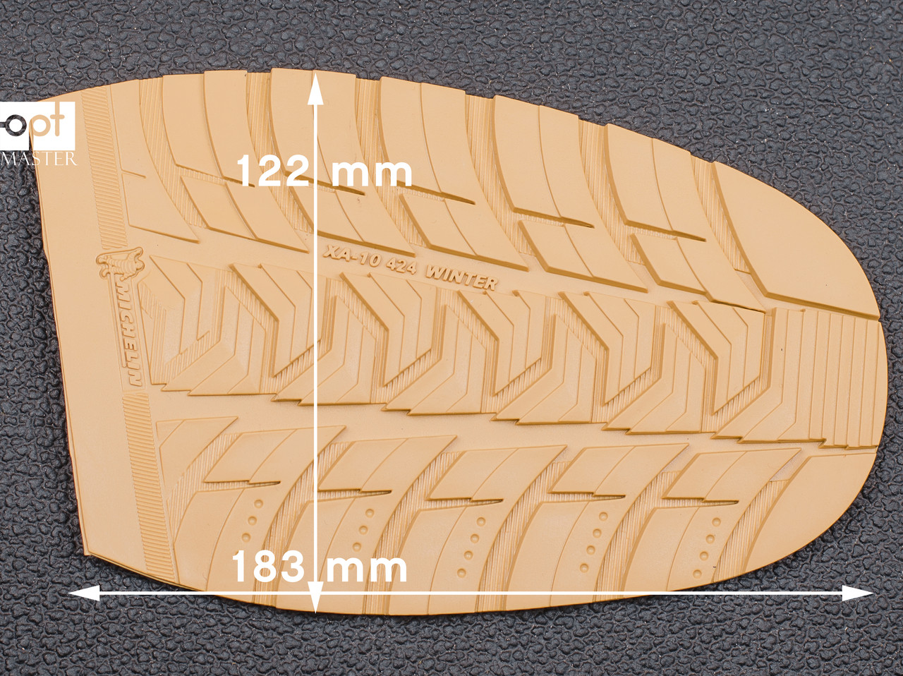 Гумова профілактика XA010 WINTER MICHELIN (Франція), р. 45-47, кол. бежевий (honey)