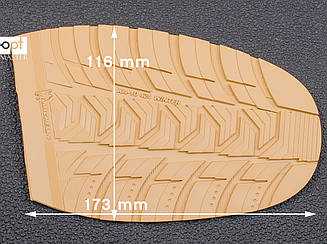 Гумова профілактика XA010 WINTER MICHELIN (Франція), р. 42-44, кол. бежевий (honey)