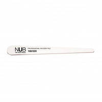 Пилка для нігтів NUB 180/220 Professional Wooden File крапля