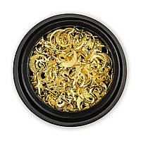 Декор для нігтів Starle Professional металеві зірки, місяць у банці, колір "Золото"