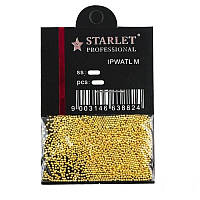 Бульонки для украшения ногтей Starlet Professional, цвет золото, в пакете, 8 г