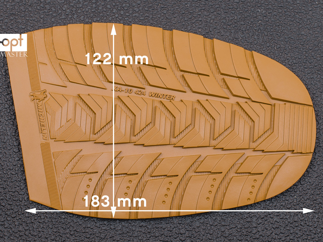 Гумова профілактика XA010 WINTER MICHELIN (Франція), р. 45-47, кол. тропік (caramel)