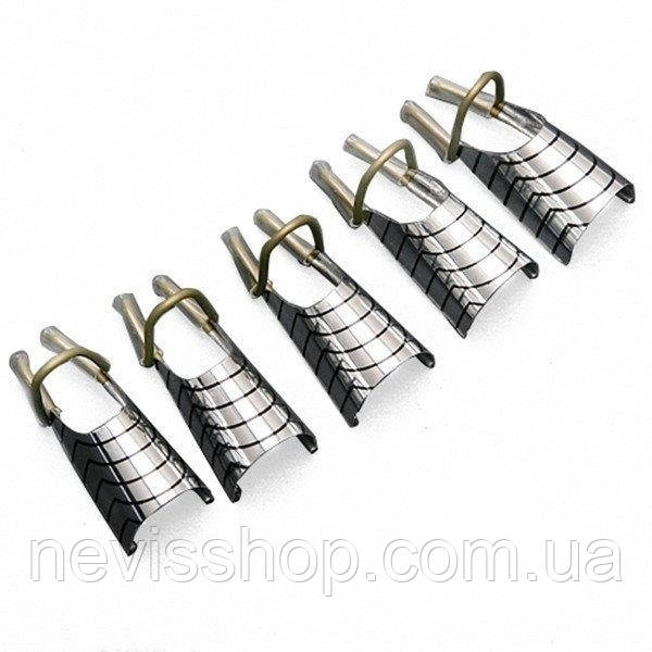 Багаторазові форми для нарощування 5 шт (Срібло)