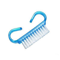 Щітка для видалення пилу з нігтів, 1 шт., колір синій