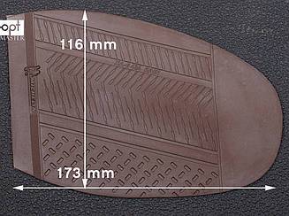 Гумова профілактика XA006 RAIN MICHELIN (Франція), р. 42-44, кол. темно-коричневий (d.brown)