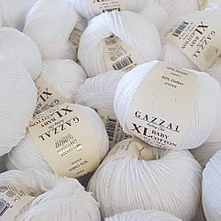 Gazzal cotton Baby XL (Бебі коттон ХЛ) 3432 білосніжний