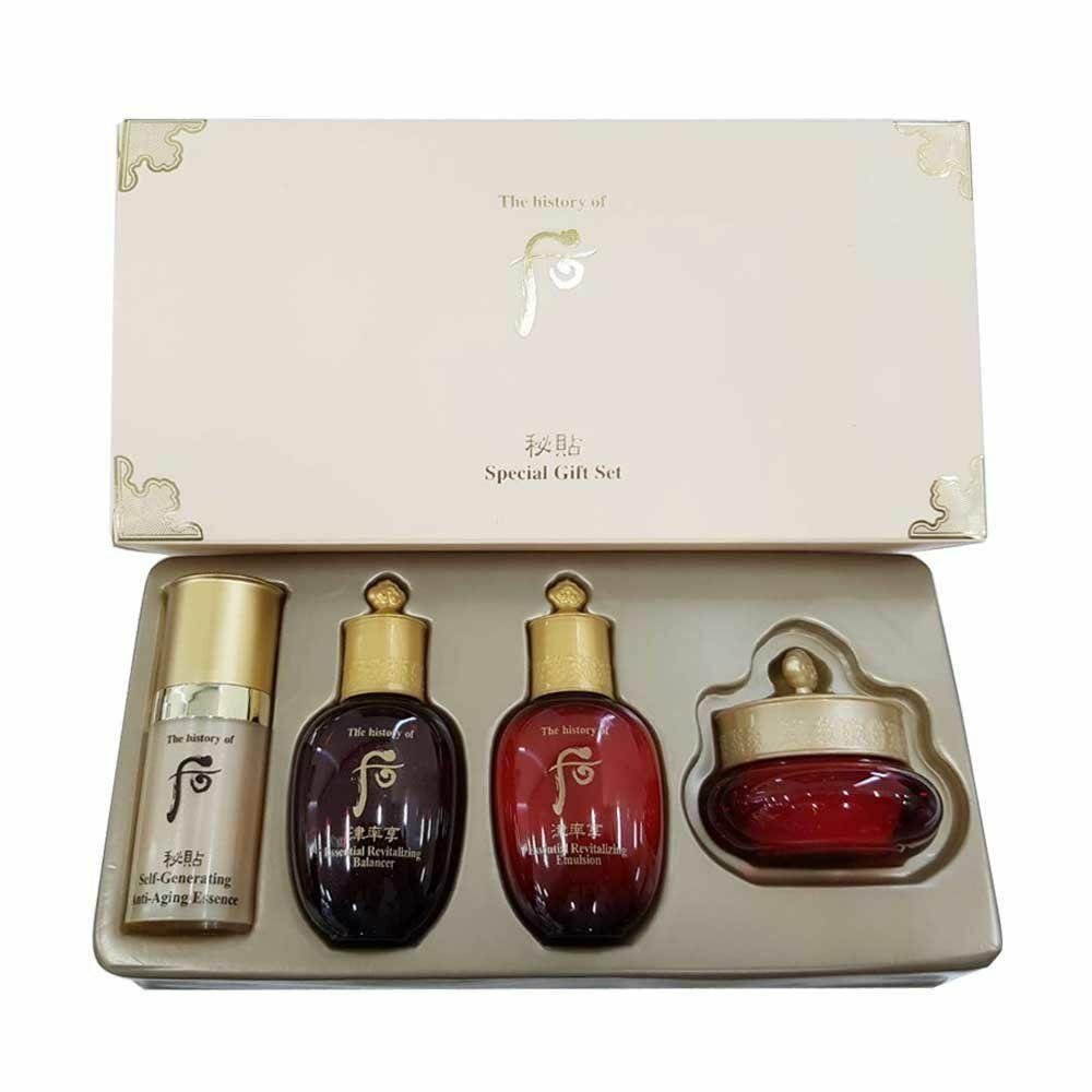 The History of Whoo Ja Saeng Essence Special Gift Set 4 Iners 8 мл, 20 мл, 10 мл, 20 мл