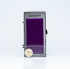 Вії INFINITY Фіолетові CC 0.07 -12mm