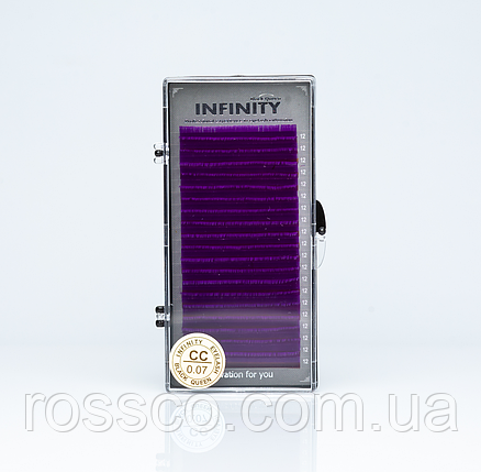 Вії INFINITY Фіолетові CC 0.07 -12mm, фото 1