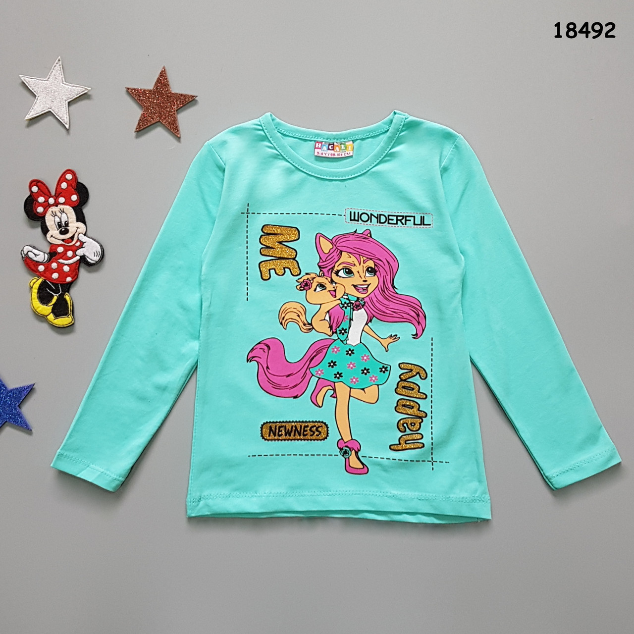 Лонгслив Enchantimals для дівчинки. 86-92 см
