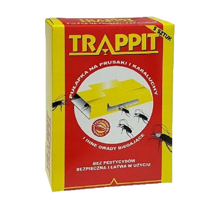 Засіб проти тарганів Пастки тарганів Agrisense Trappit, 5 штук