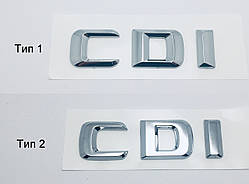 Емблема напис багажника Mercedes CDI