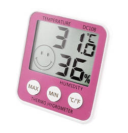 Портативний цифровий термометр із гігрометром DC-108