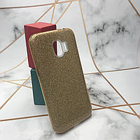 Силиконовый чехол Shine Silicone Case для Samsung Galaxy J2 Pro 2018 J250 Золотой