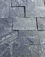 Сланец болгарский «Изумруд» (1м.кв.) 15 см / плитка фасадная из камня