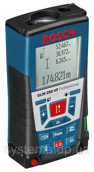 BOSCH GLM 250 VF Professional - Лазерний далекомір (лазерна рулетка)