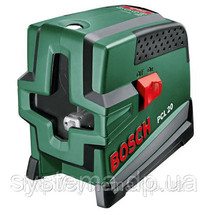BOSCH PCL 20 - Лазер з перехресними променями з функцією схилу (лазерний рівень), фото 2