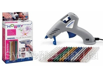 DREMEL® 930 (930-18 HOBBY) - Клейовий, двотемпературний пістолет, фото 1