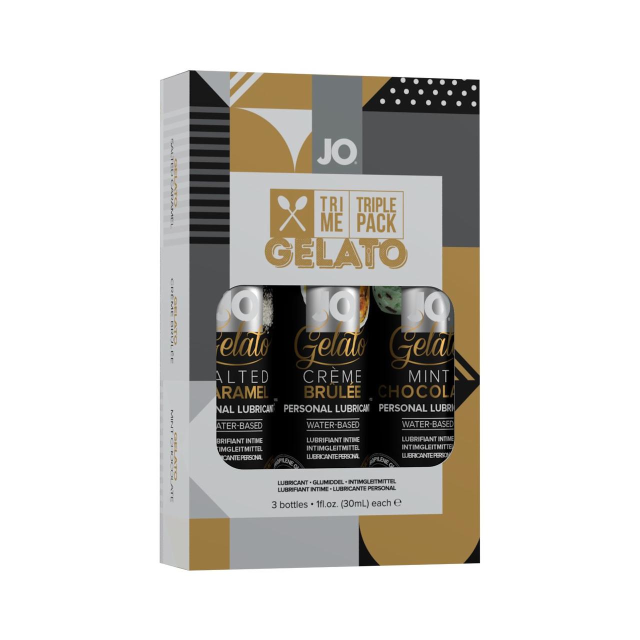 Подарунковий набір System JO Limited Edition Tri-Me Triple Pack — Gelato, 3 шт. х 30 мл