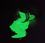 Світний порошок TAT 33 з базовим зеленим світінням у темряві. Фасування 1 кг., фото 2