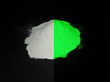 Світний порошок TAT 33 з базовим зеленим світінням у темряві. Фасування 1 кг., фото 6