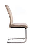 Вельветовий стілець S-118 капучіно від Vetro Mebel, вельвет, фото 7