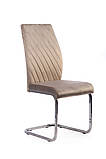 Вельветовий стілець S-118 капучіно від Vetro Mebel, вельвет, фото 3