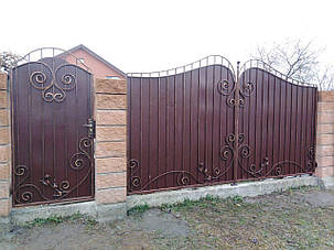 Ворота ковані Ріта ( Рита), фото 2