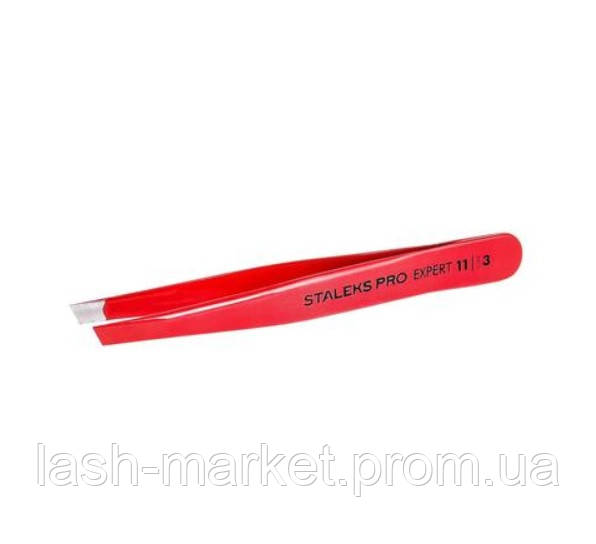 Пінцет для брів Staleks pro expert 11 type 3
