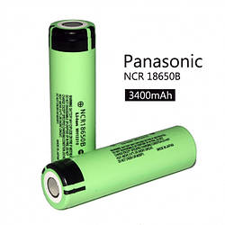 Акумулятор Panasonic NCR18650B 3400mAh 3.7V 18650 без захисту