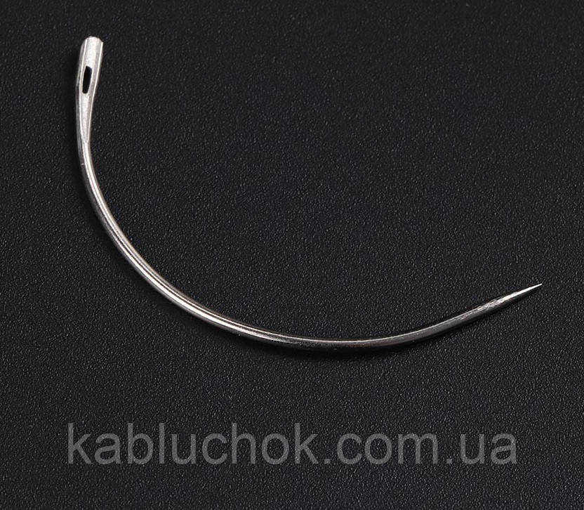 Голки криві для ручного шиття довжина 9 см, D6 см, фото 1