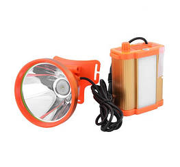 Ліхтар шахтарський Small Sun ZY-H49-5W, 24SMD, ст. акум., ЗП 220 V, диммер, Power Bank