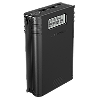 Зарядний пристрій для акумуляторів Nitecore F4 четырехканальное + Power Bank