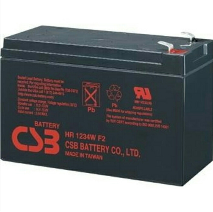 Аккумулятор CSB HR1234WF2 ( 12в 9Ач )