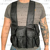 Жилет-розвантаження полегшена, чорна