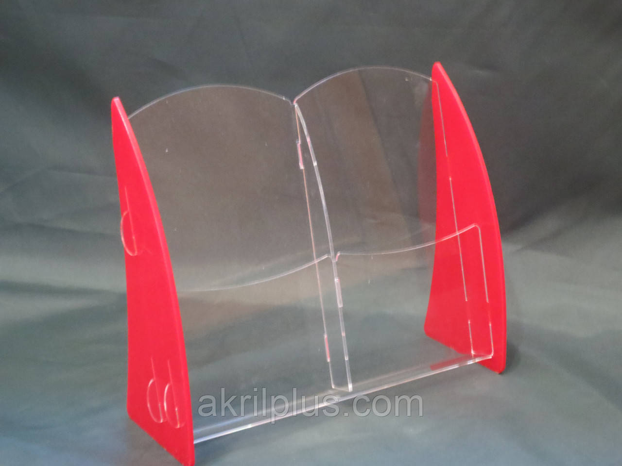 Буклетница под еврофлаера 100*210 мм на 2 секции