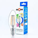 Філаментна лампа свічка Led Biom FL-306 C35 4W E14 4500 К, фото 4