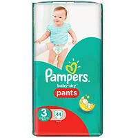 Подгузники-трусики Pampers baby-dry pants 3, 6-11кг (44шт.)