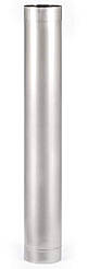 Труба L=1м одностінна з нержавіючої сталі