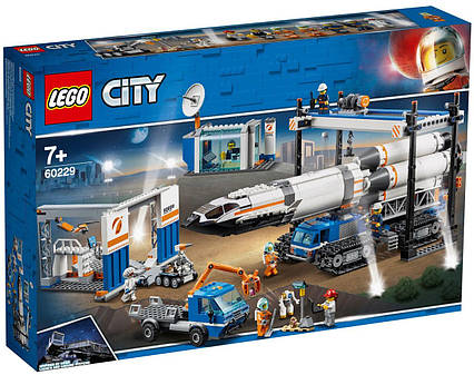 Lego City Майданчик для складання і транспорт для перевезення ракети 60229