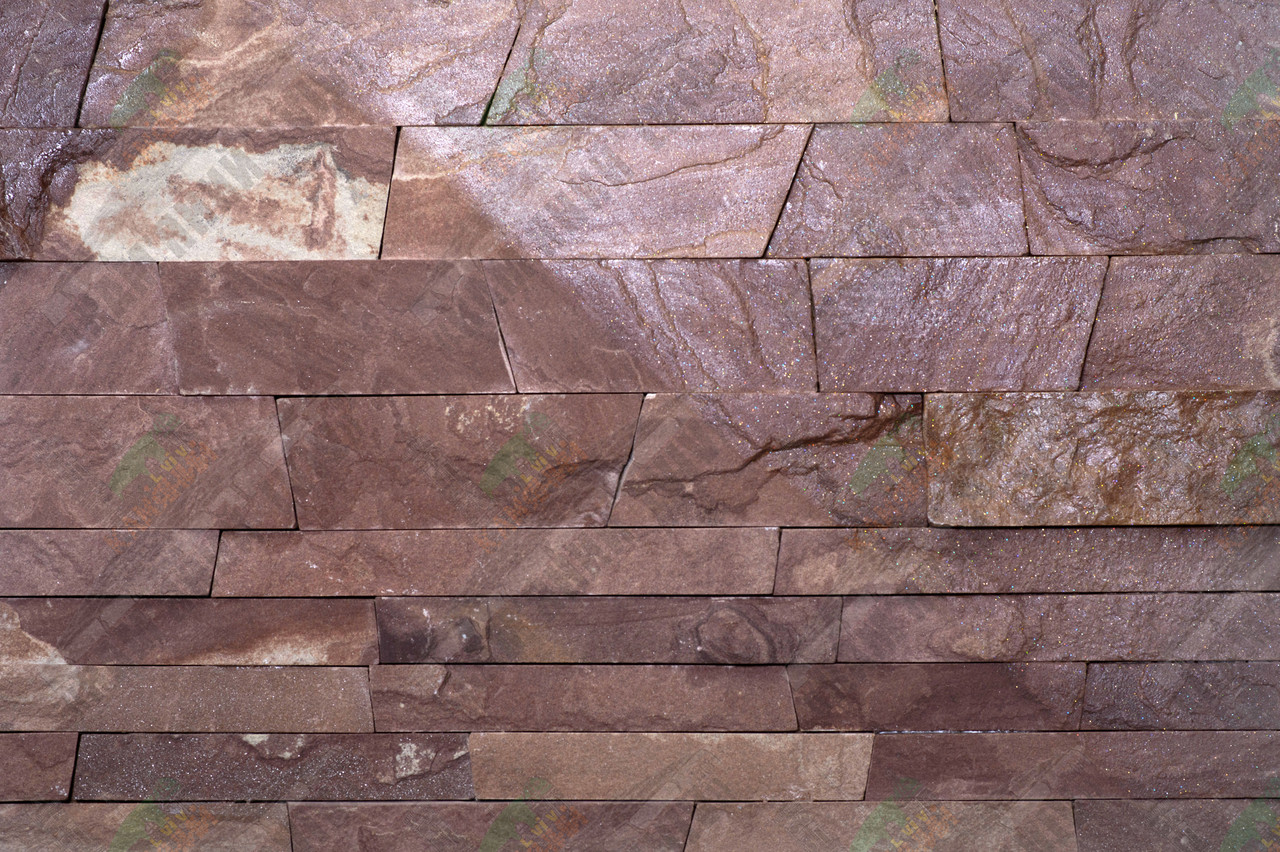 Камень песчаник "Ополье красное" KLVIV 6 см. уп.0.5 м.кв - фото 5 - id-p528520232