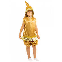 Карнавальний костюм Дзвіночка Дзвоника золотий для дівчинки