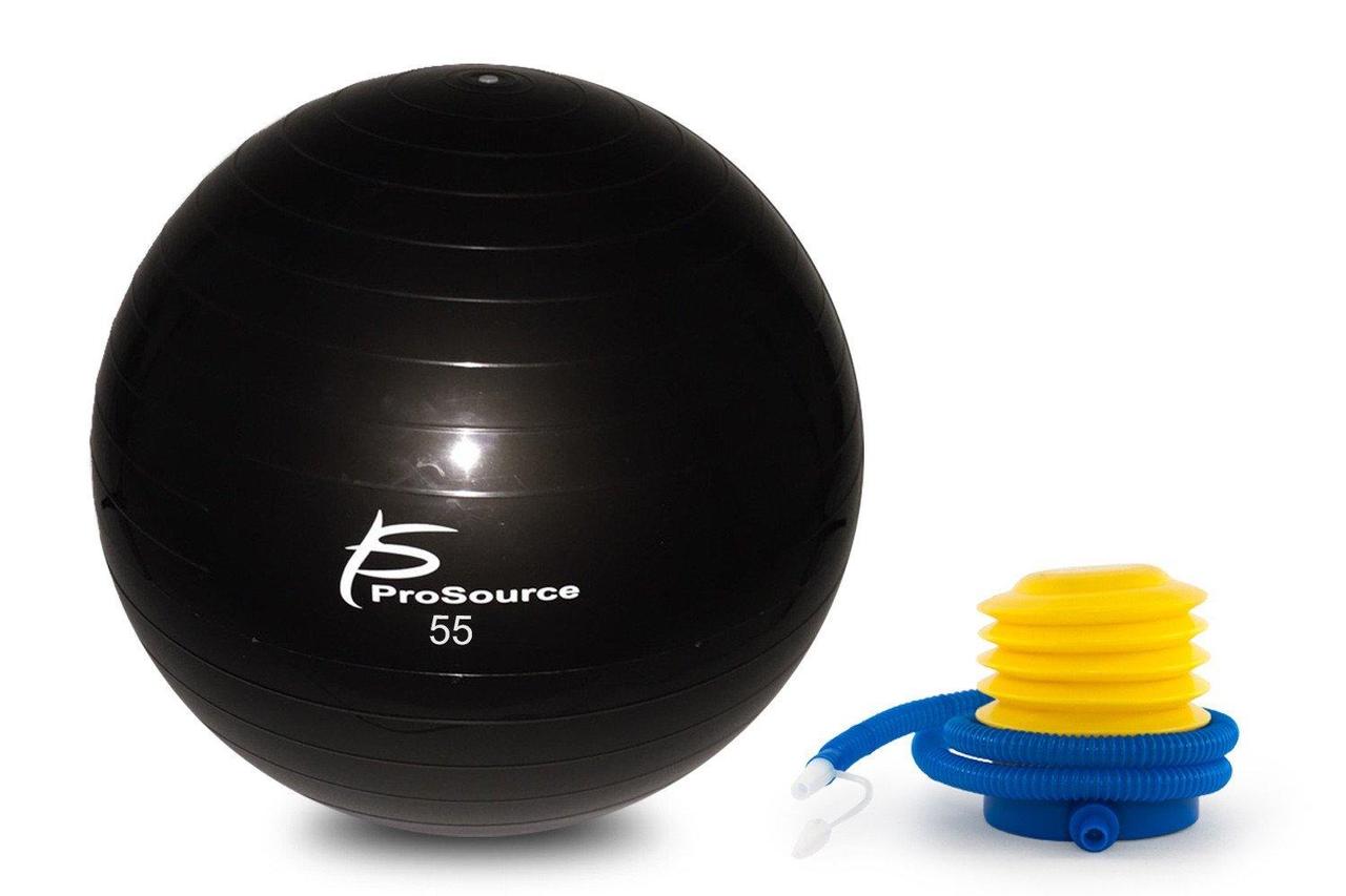 Мяч для фитнеса, фитбол ProSource Stability Exercise Ball 65 см (PS-2206-black), черный - фото 1 - id-p575476214