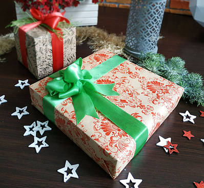 Папір крафт пакувальний з малюнком "Вінтаж"