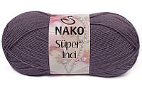 Nako SUPER INCI (Супер Инси) № 6684 сиреневый (Шерстяная пряжа с акрилом, нитки для вязания)