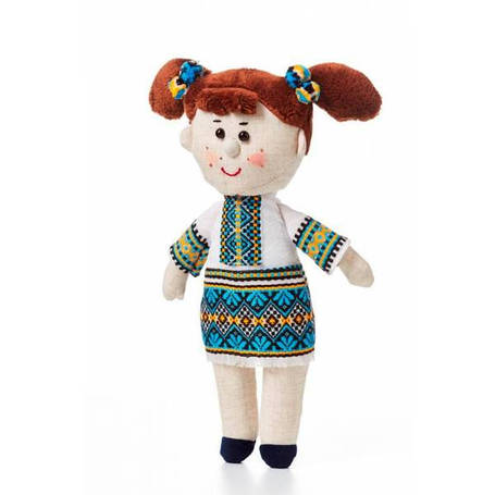 М'яка іграшка дівчинка-україночка, фото 1