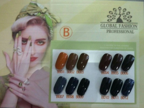 Колекційний гель-лак Global Fashion Серії «B» No001-012 (10 мл), фото 1