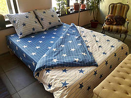 Комплект постільної білизни Бязь Голд Люкс Дуєт №бл 23 Євро 220х240